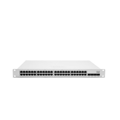 MS350-48LP-HW-RFB Cisco Cloud Managed Switch, 48 x Gigabit Ethernet RJ-45, 4 x SFP, 370W PoE / PoE