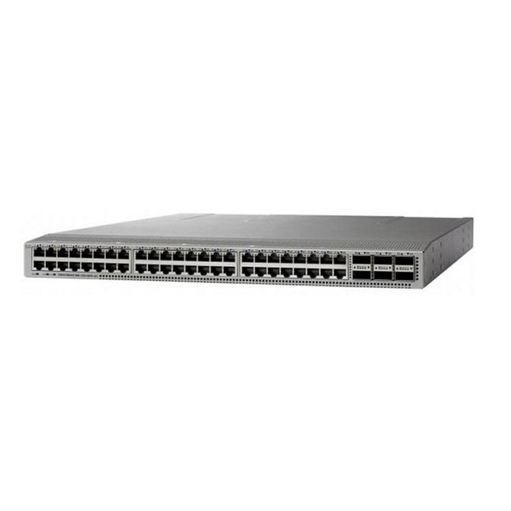 N9K-C93108TC-FX3P-RFB Cisco 48 x 100M/1/2.5/5/10 Gbps BASE-T ports 6 x 40/100 Gbps QSFP28 ports