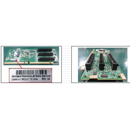 875086-001-RFB Hewlett Packard Enterprise PCI riser card with 3 x8 and 1 x1 PCIe slots, slimline design, ideal for expanding PCI