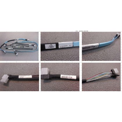 875566-001-RFB Hewlett Packard Enterprise Dual Mini SAS backplane cable kit for HPE ProLiant DL360 Gen10, supports 2 and 8 SFF c