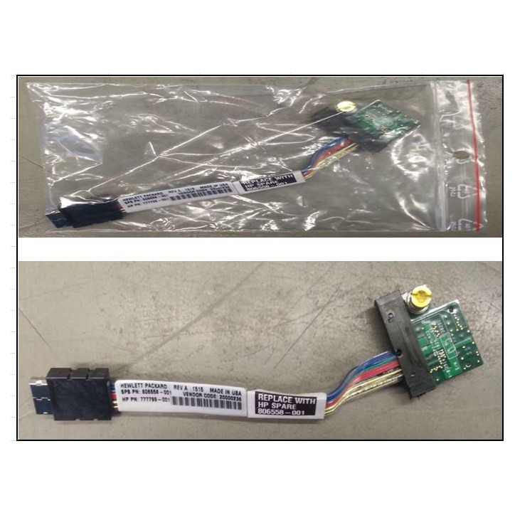806558-001-RFB Hewlett Packard Enterprise SAS cable for internal connectivity, designed for HPE ProLiant BL660c Gen9 Server Blad