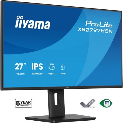 XB2797HSN-B1 iiyama "27" FHD Business IPS USB-C DOCK"