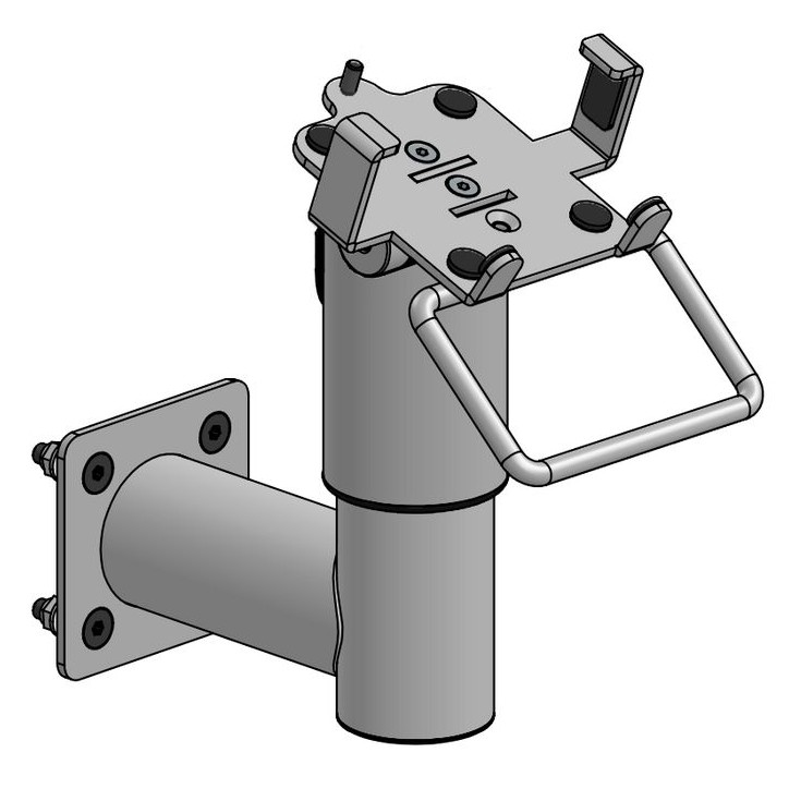 EET202-02 Ergonomic Solutions Wall mount for SumUp AIR E205 - BLACK-