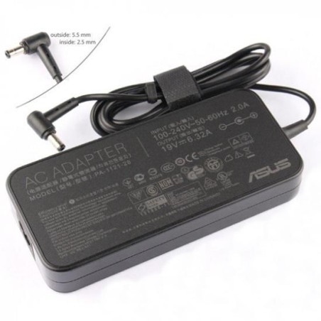 0A001-00063000-RFB Asus ADAPTER 120W 19V 3PIN 5.5PHI 0A001-00060900, 0A001-00064300