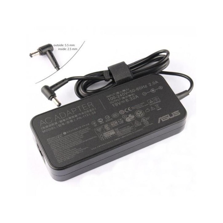 0A001-00063000-RFB Asus ADAPTER 120W 19V 3PIN 5.5PHI 0A001-00060900, 0A001-00064300
