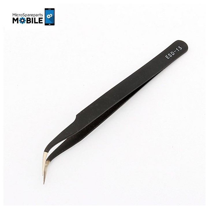 MOBX-TOOLS-004 CoreParts Fine Super Tweezer ESD-15 Non-magnetic Fine Tip Curved (120mm)