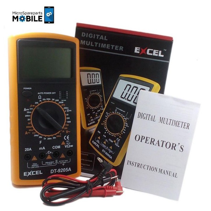 MOBX-TOOLS-031 CoreParts Multimeter - AC/DC/A LCD Digital Multimeter DC Voltage200mV~1000V & AC Voltage200mV~750V