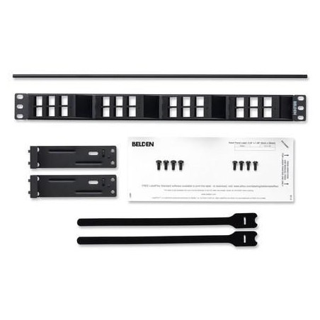 AX103248 Belden AX103248-KeyConnect AngleFlex Patch Panel 24 Port, 1U, Empty, UTP 1EA