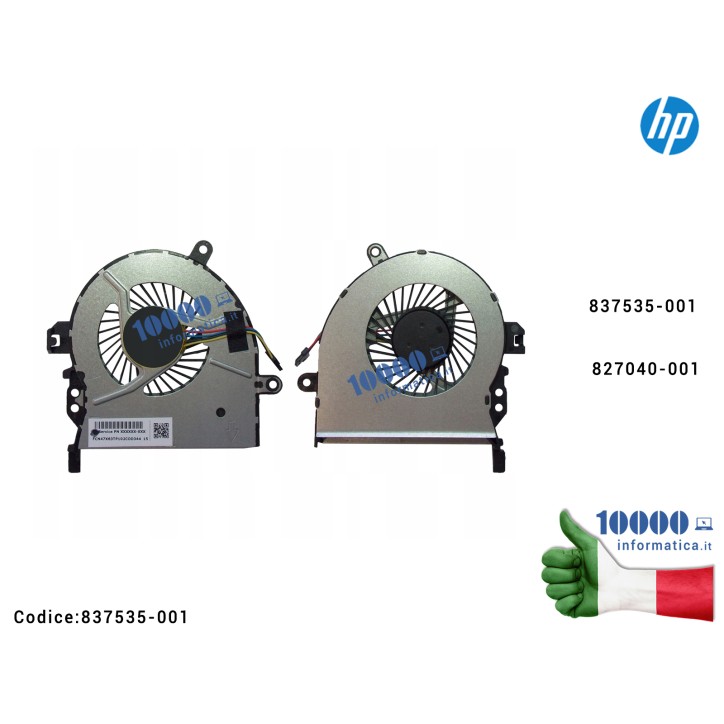 Ventola Fan CPU HP ProBook 450 G3 455 G3 470 G3 837535-001 827040-001