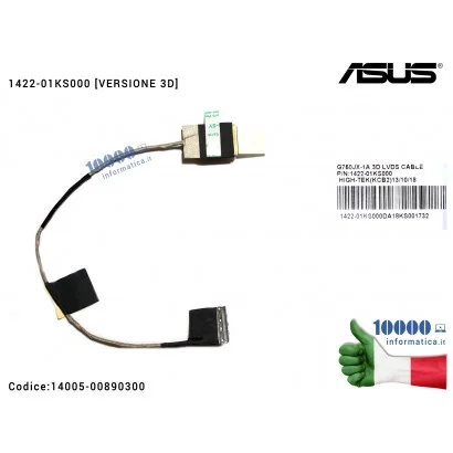 14005-00890300 Cavo Flat LCD ASUS [VERSIONE 3D] ROG G750 G750J G750JW G750JH W750 G750JX [3D] 1422-01KS000