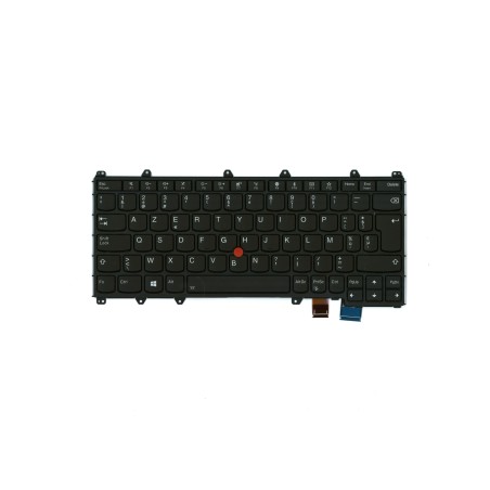 Lenovo 01HW621 Tastiera interna, Belga, Nero, Retroilluminazione