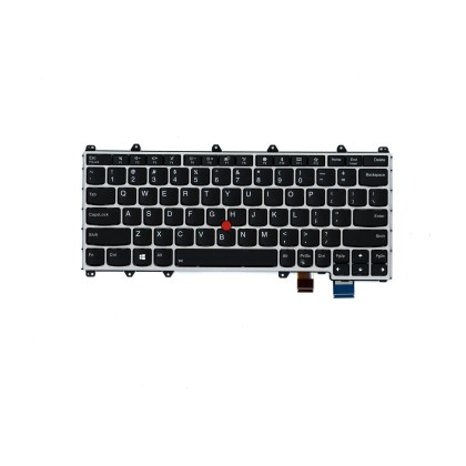 01HW655 Lenovo 01HW655 Tastiera interna, Inglese (Stati Uniti), Sliver, Retroilluminazione LENOVO DSL1