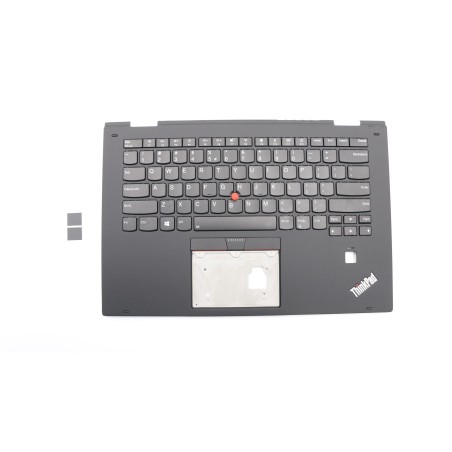 Lenovo 01HY810 Palmrest Top Case con tastiera, Inglese (Stati Uniti/Europa), Nero, Retroilluminazione