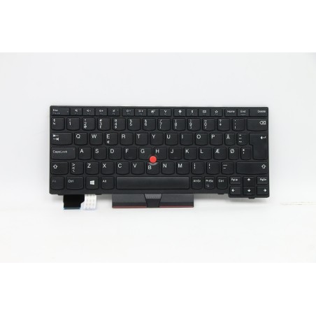 Lenovo 01YP169 Tastiera interna, Danese, Nero, Senza retroilluminazione