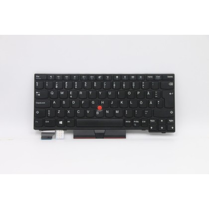Lenovo 01YP185 Tastiera interna, Svedese/Finlandese, Nero, Senza retroilluminazione