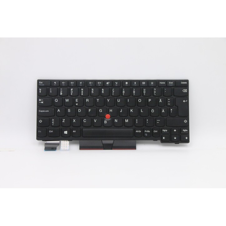 Lenovo 01YP185 Tastiera interna, Svedese/Finlandese, Nero, Senza retroilluminazione