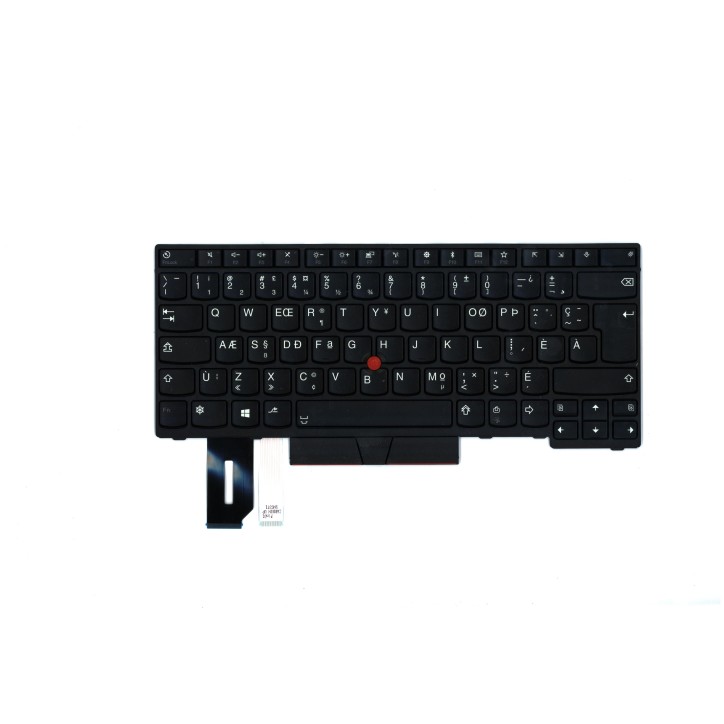 Lenovo 01YP321 Tastiera interna, Francese (Canada) ACNOR, Nero, Senza_retroilluminazione
