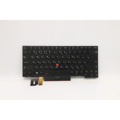 Lenovo 01YP542 Tastiera interna, Russo, Nero, Retroilluminazione