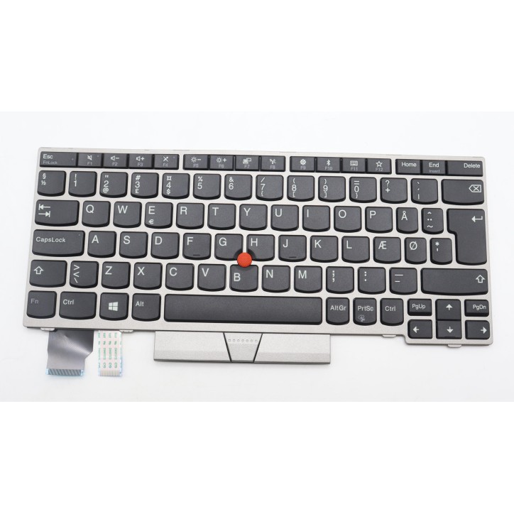 Lenovo 01YP809 Tastiera interna, Danese, argento