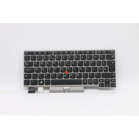 Lenovo 01YP828 Tastiera interna, Inglese (Regno Unito), argento