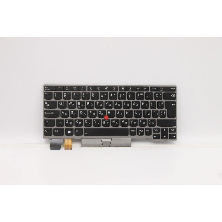 Lenovo 01YP847 Tastiera interna, Bulgaro, argento, Retroilluminazione