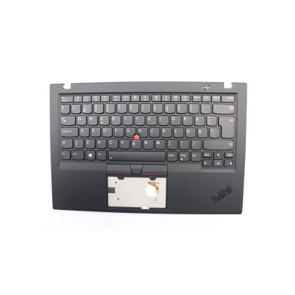 Lenovo 01YR666 C-Cover with keyboard,Serbian Cyrilic,Black,FingerPrint Reader