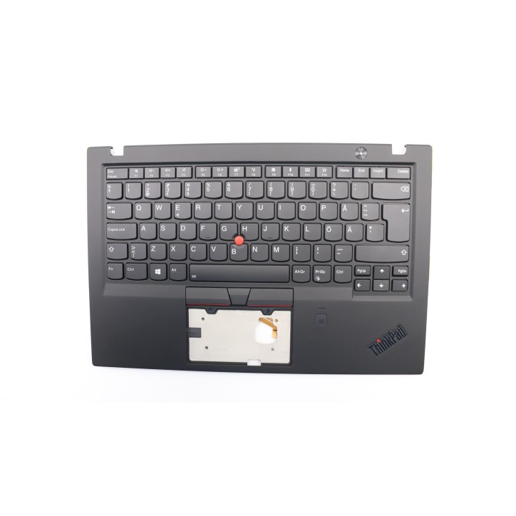 Lenovo 01YR666 C-Cover with keyboard,Serbian Cyrilic,Black,FingerPrint Reader