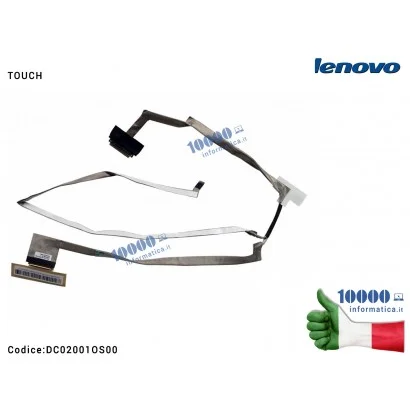 Cavo Flat LCD LENOVO IdeaPad B500 P500 Z400 Z500 Z505 (TOUCH) DC02001OS00 Z2 TS Single LVDS Cable