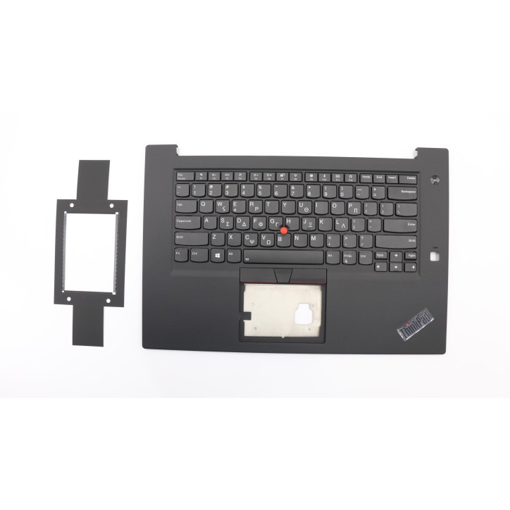 Lenovo 01YU777 Palmrest Top Case con tastiera, Greco, Senza lettore di impronte digitali