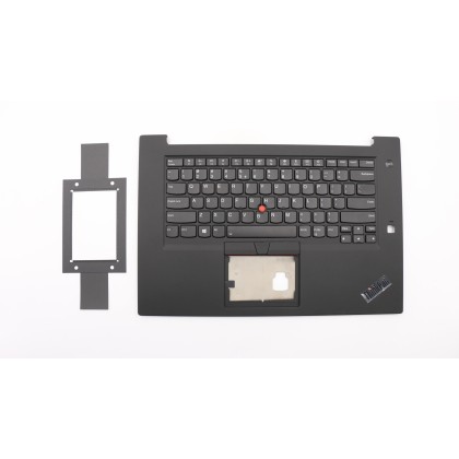 Lenovo 01YU801 Palmrest Top Case con tastiera, Inglese (Stati Uniti/Europa), Retroilluminazione, Senza_lettore di impronte digit