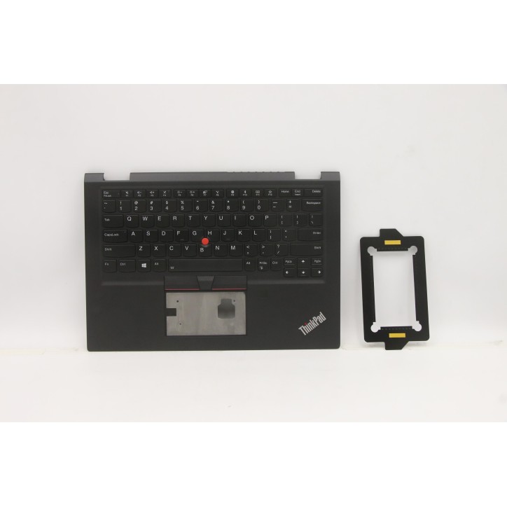 Lenovo 02HL501 Palmrest Top Case con tastiera, Inglese, Nero, WWAN