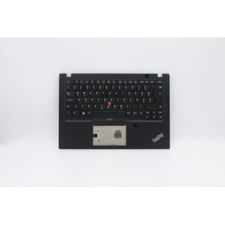 Lenovo 02HM479 C-Cover with keyboard, Slovenian, Black, Non-Backlight, Fingerprint, UK