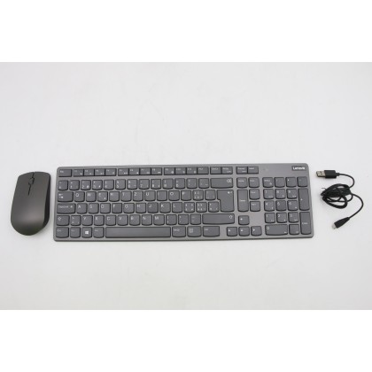 Lenovo 03X7674 Keyboard_Mouse,Wireless,Swiss French/German,Black,Non_Backlight