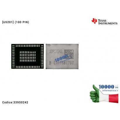 IC Chip 339S0242 Modulo WiFi Bluetooth SMD Fix iPhone 6 6G 6+ 6 Plus [U5201] (100 PIN)