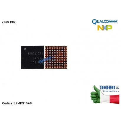 S2MPS15A0 IC Chip S2MPS15A0 Modulo Accensione Main Power Supply SAMSUNG Galaxy S6 e S6 Edge Note 5 N920A G920F G925F (169 PIN)