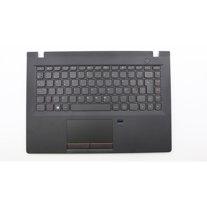 Lenovo 5CB0J36141 Palmrest Top Case con tastiera, Lingue scandinave, Impronta digitale, Touchpad