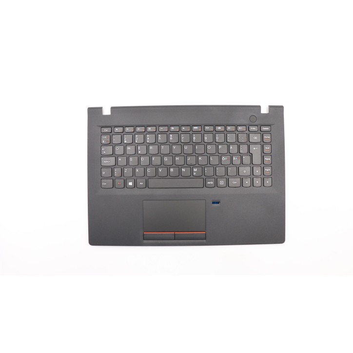 Lenovo 5CB0K57234 Palmrest Top Case con tastiera, Lingue scandinave, Lettore di impronte digitali