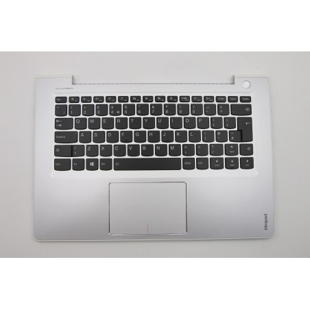 Lenovo 5CB0L45456 Palmrest Top Case con tastiera, Inglese Regno Unito, bianco, Retroilluminazione