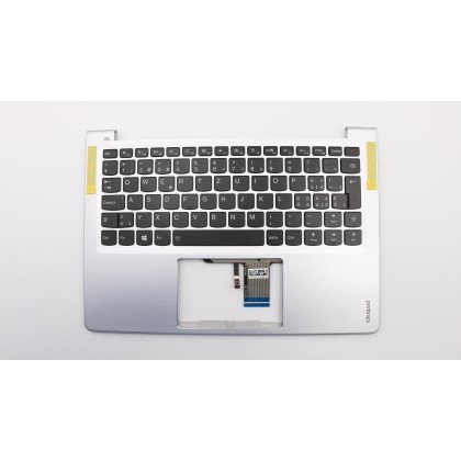 Lenovo 5CB0L47145 Palmrest Top Case con tastiera, Svizzera, argento, Retroilluminazione