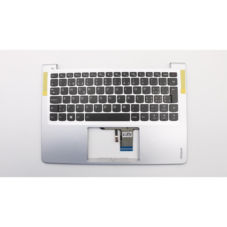 Lenovo 5CB0L47145 Palmrest Top Case con tastiera, Svizzera, argento, Retroilluminazione