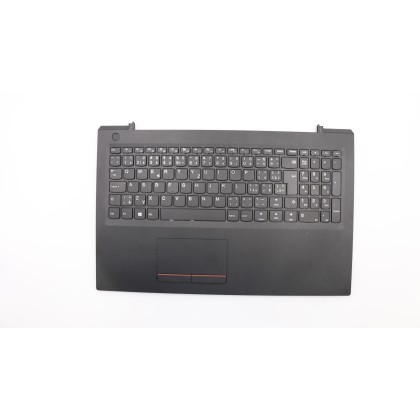Lenovo 5CB0L78392 Palmrest Top Case con tastiera, Ceco, Senza retroilluminazione, Touchpad, UK