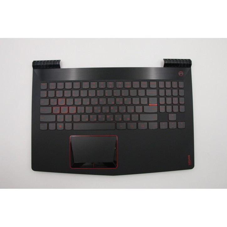 Lenovo 5CB0N00202 Palmrest Top Case con tastiera, Ucraina, Retroilluminazione