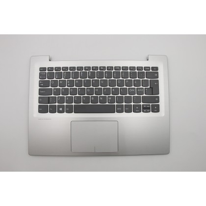 Lenovo 5CB0N78328 Palmrest Top Case con tastiera, Europa del Nord, Grigio minerale, Senza_retroilluminazione, Senza_lettore di i