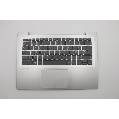 Lenovo 5CB0N78328 Palmrest Top Case con tastiera, Europa del Nord, Grigio minerale, Senza_retroilluminazione, Senza_lettore di i