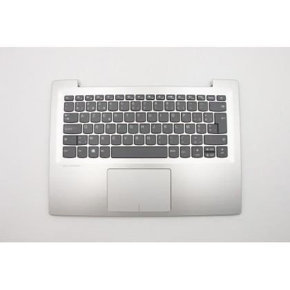 Lenovo 5CB0N78330 Palmrest Top Case con tastiera, Belga, Grigio minerale, Senza retroilluminazione, Senza lettore di impronte di