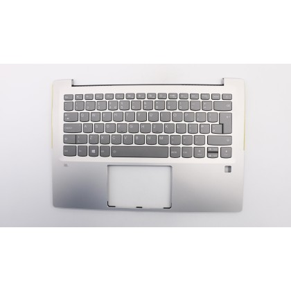 Lenovo 5CB0N79747 Palmrest Top Case con tastiera, Inglese Regno Unito, Retroilluminazione, Impronta digitale
