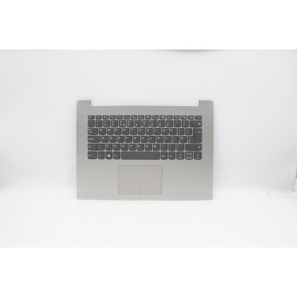Lenovo 5CB0N82346 Palmrest Top Case con tastiera, Inglese Regno Unito, Grigio platino, Senza_retroilluminazione