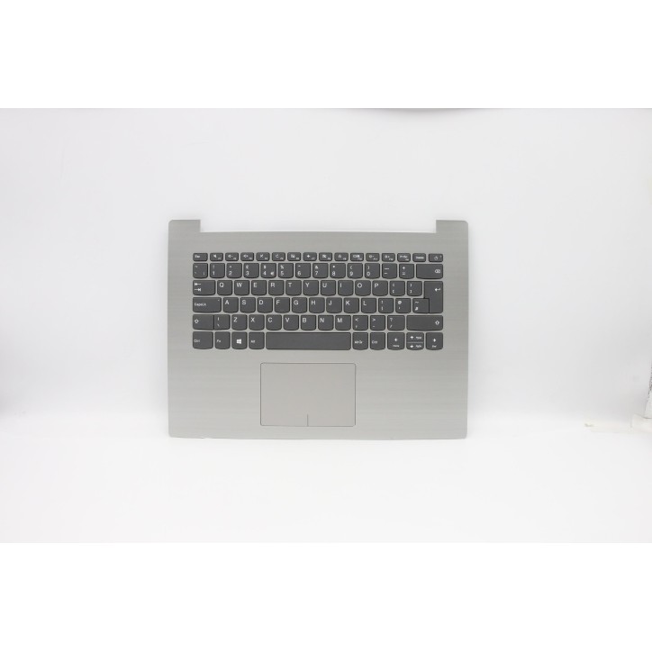 Lenovo 5CB0N82346 Palmrest Top Case con tastiera, Inglese Regno Unito, Grigio platino, Senza_retroilluminazione