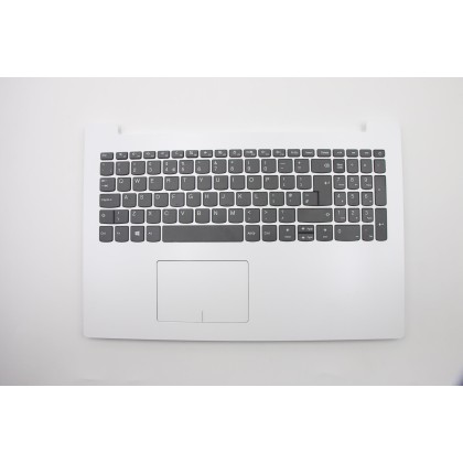 Lenovo 5CB0N86306 Palmrest Top Case con tastiera, Inglese Regno Unito, White, Senza_retroilluminazione
