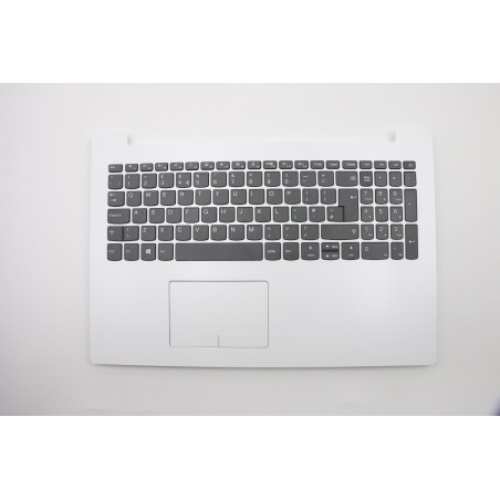 Lenovo 5CB0N86306 Palmrest Top Case con tastiera, Inglese Regno Unito, White, Senza_retroilluminazione